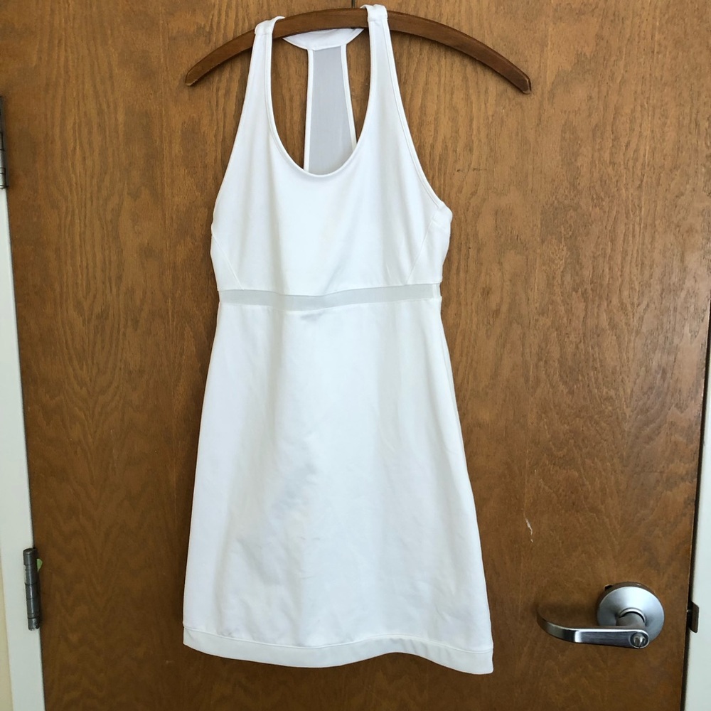 White halter top athletic Dress